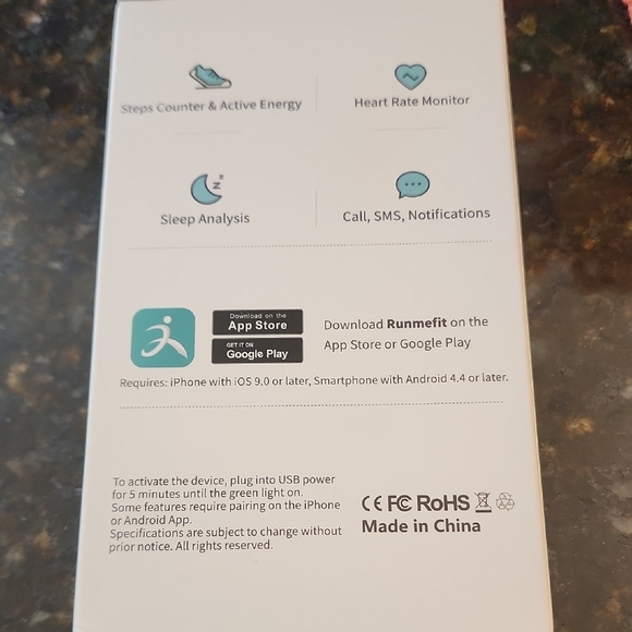 Fitness Tracker HR Black - Picture 2 of 2